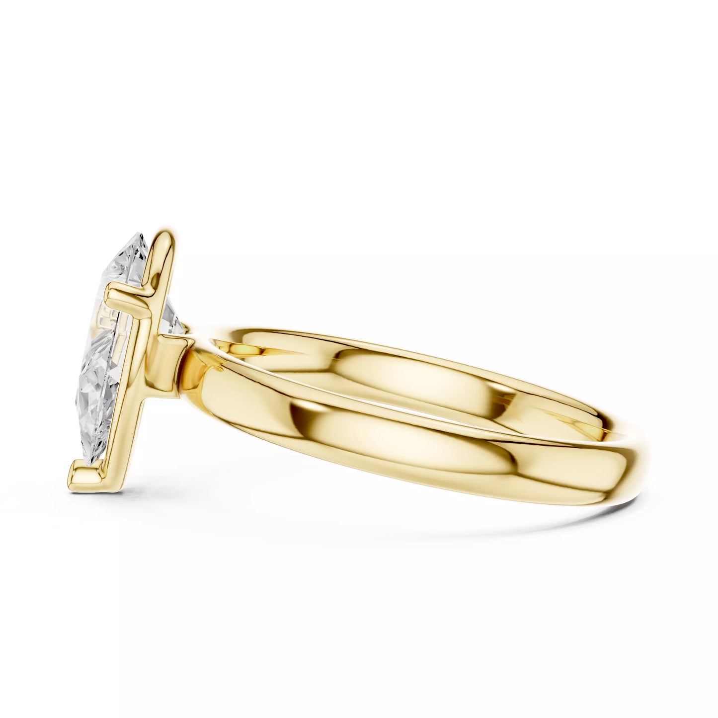 1.50 ctw Pear Diamond Solitaire Engagement Ring