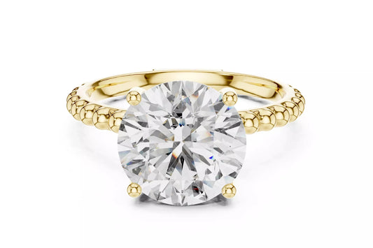 3.00 ctw Round Diamond Solitaire Bubble Engagement Ring