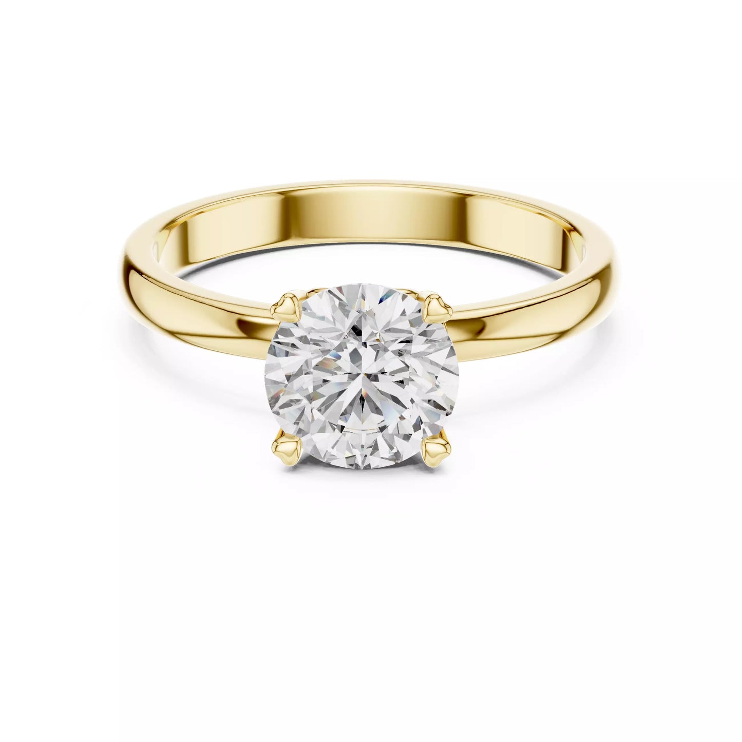 1.00 ctw Round Diamond Solitaire Engagement Ring