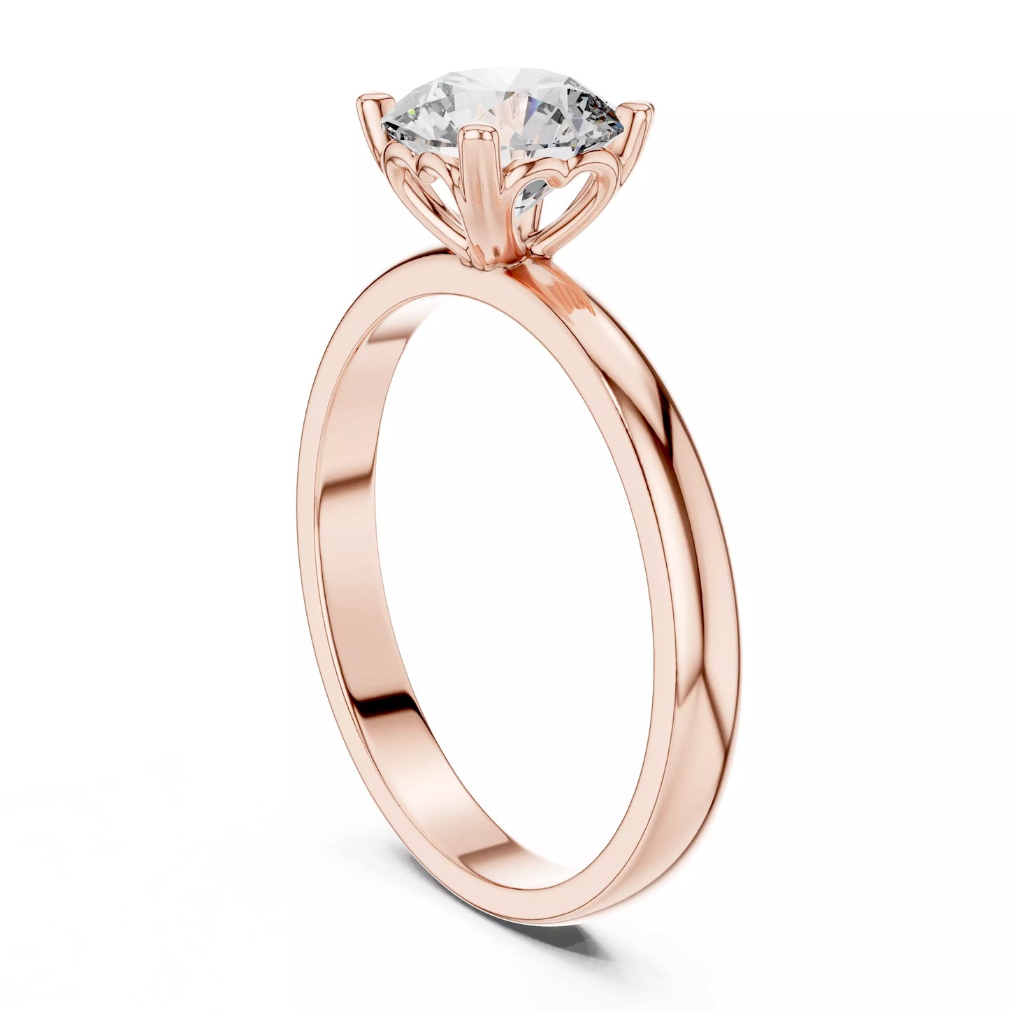 1.00 ctw Round Diamond Solitaire Engagement Ring